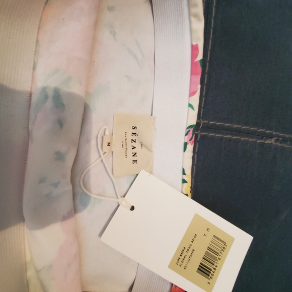 Sezane Jupe Bessie skirt in Floral Fond Beige - Picture 4 of 7